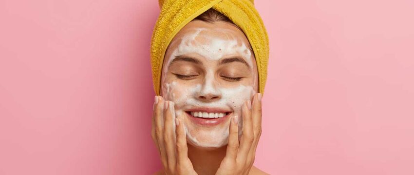 Rutina de limpieza facial