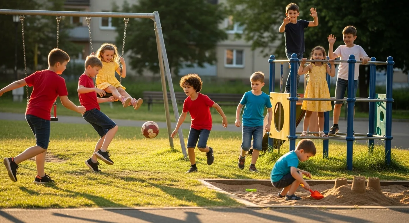Niños jugando