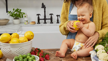 cocinar con un bebé